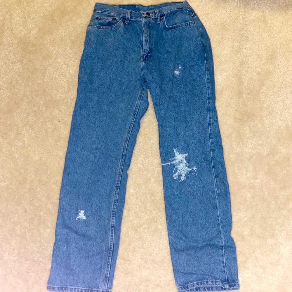 VINATAGE WRANGLER JEANS WITH RIPS